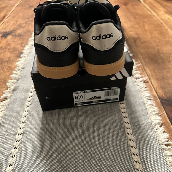 Adidas Black with Gold Stripes Sneakers - Picture 4 of 7